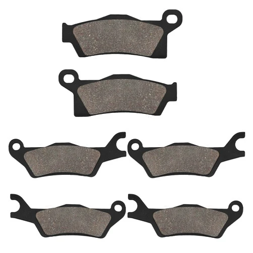 Kabing Brake Pads for Can-Am Outlander 450 500 650 1000 - Semi-Metal Front & Rear (3 Sets)