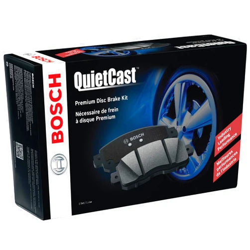 BOSCH BC1895 QuietCast Premium Ceramic Disc Brake Pad Set - Compatible with Select Audi A8 Quattro, e-tron Quattro, e-tron Sportback, Q7, Q8, S6, S7 Sportback; REAR