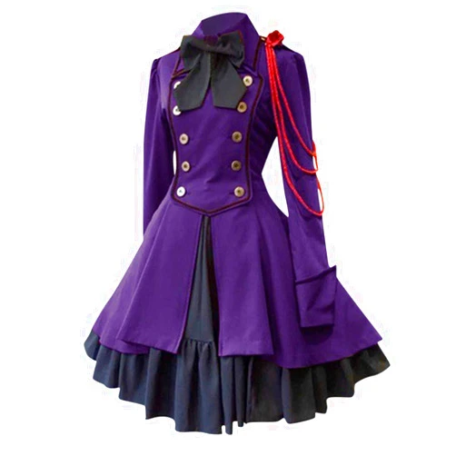 Generic Renaissance Cottagecore Dress for Women Dress Fashion Women Collar Women's Dress Renaissance Faire Costume Women