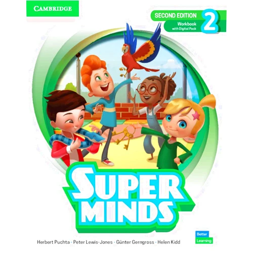By Herbert Puchta (Author), Peter Lewis-Jones (Author), Günter Gerngross (Author), Helen Kidd (Author) & 1 more Super Minds Level 2 Workbook with Digital Pack British English