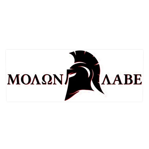 Generic Spartan Molon Lave - Come and get Them Leonidas Quote Black vol.2 Sticker Decal Car Window Water Bottle 5