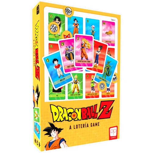 USAOPOLY Lotería: Dragon Ball Z, Traditional Mexicana Game of Chance, Bingo Style Game Featuring Artwork & Illustrations from the Popular Anime Series Dragon Ball Z, Inspired by Spanish Words & Mexican Culture