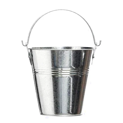 Pellethead Barbecue Grease Drip Bucket Pail, Large Galvanized, for Full Size Pellet Smoker BBQ Grills