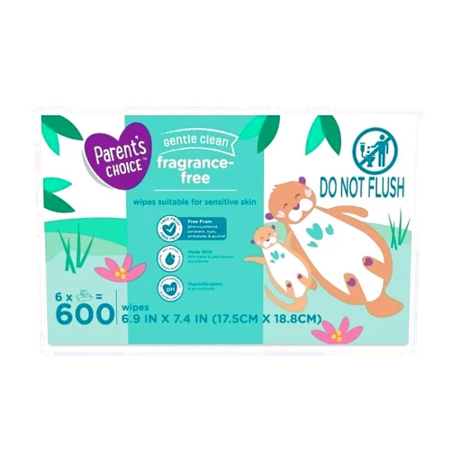 Generic Parent's Choice Fragrance Free Baby Wipes, 600 Count (Pack of 1)