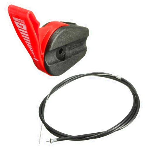 Furnrubden Throttle Cable Switch Lever Control Handle Kit for 65 Inch Universal Lawn Mower