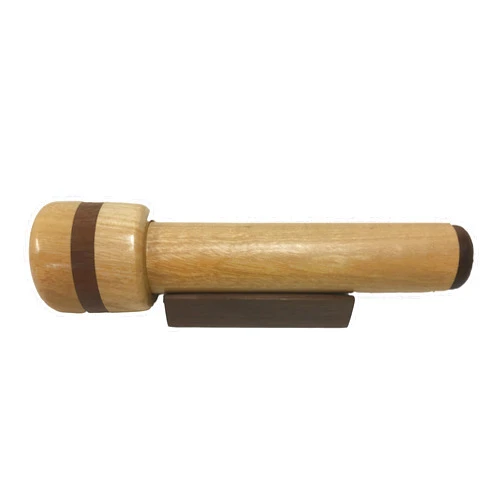 N and J Kaleidoscope in Solid Jalneem Wood, 5 1/2 Inch Barrel, Separate Turning Chamber, Accented with Walnut. Handcrafted in U S A !