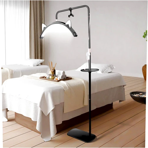 VINGVO Eyelash LED Floor Lamp Estheticians Light for Eyelash Extensions, 28