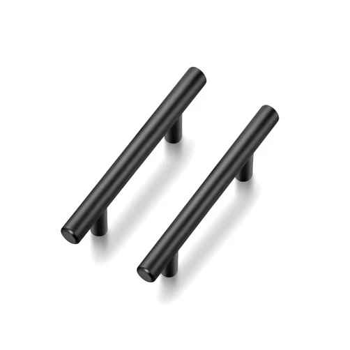 Ravinte 30 Pack 6 inch Cabinet Pulls Matte Black Stainless Steel Kitchen Drawer Pulls Cupboard Handles Cabinet Handles 3.75” Hole Center