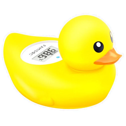 Famidoc Baby Bath Thermometer Famidoc FDTH-V0-22 Water Temperature Test Floating on Water and Room Digital Bath tub Thermometers Duck Bath Thermometer Baby Safety New Upgraded