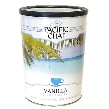Pacific Chai Vanilla Chai Latte Powder Mix, Instant Hot, Iced or Blended Vanilla Chai Tea Latte, 3 lb (Pack of 1) Vanilla Chai 3 Pound (Pack of 1)