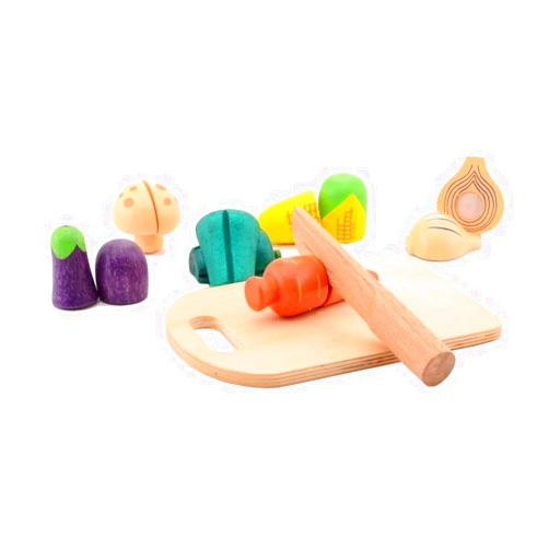 Jouéco 80073 Cut Vegetables, Multicoloured