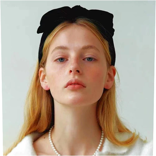 YERTTER Dainty Black Velvet Knot Bow Turban Wide Headbands Yoga Thick Headbands Wide Hairbands Headband Headwrap Hair Band Fashion Hair Accessories for Women