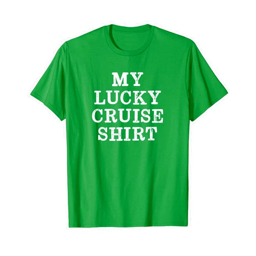 BDAZ Cruise Mens St Patrick's Day Cruise Ship My Lucky Cruise Shirt T-Shirt