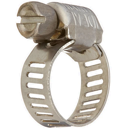 Tridon Ideal Micro-Gear 5/16 in. to 7/8 in. SAE 6 Silver Hose Clamp Stainless Steel Marine