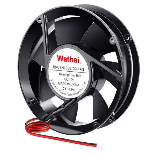 Wathai DC Axial Fan High Ariflow 250CFM Industrial case Cooling Fan 170mm x 150mm 50mm