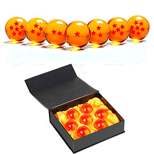 Country Toys Collectible Medium Crystal Glass Stars Balls Dragon Ball(27,35,43,57,76MM in Diameter) (D-4.3)