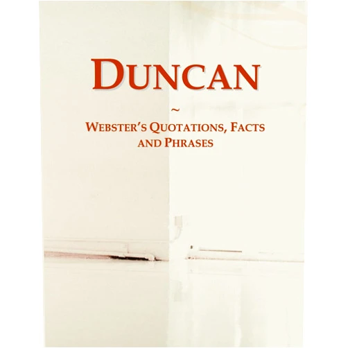 By Icon Group International (Author) Duncan: Webster's Quotations, Facts and Phrases