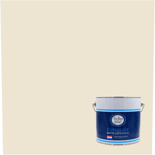 Fine Paints of Europe Martha by Martha Stewart Interior Paint, Eurolux Interior Matte 2.5L Gull White