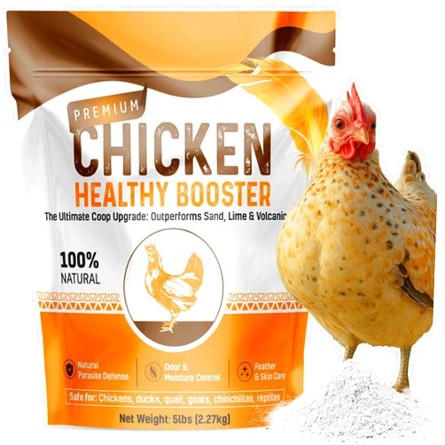 Spanielbuns Chicken Dust Bath Sand Mix – Natural Poultry Dust for Feather & Skin Care | Diatomaceous Earth Blend | Coop Cleaner & Odor Control | Safe for Chickens, Ducks, Chinchillas-5 lbs