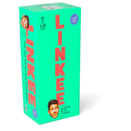 Big Potato Linkee: Nick Jonas Edition: Family Quiz Board Game for Adults and Teens, Perfect For Family Game Night