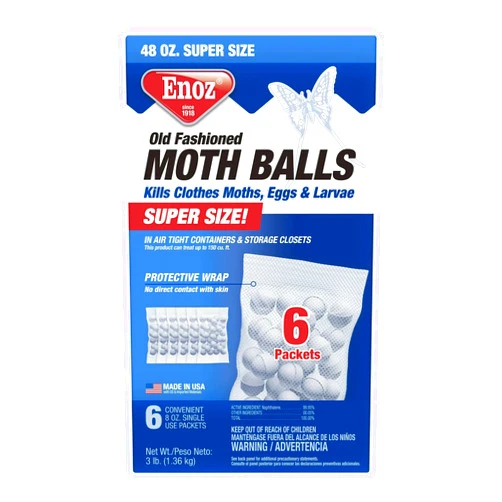 Generic Made in The USA Old Fashioned Moth Balls - 3 Pound