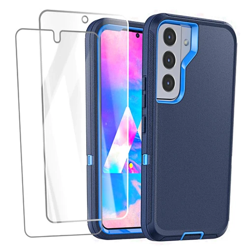 AICase for Galaxy S22 Plus Case with Screen Protector, Heavy Duty Drop Protection Full Body Rugged Shockproof/Dust Proof Military Protective Tough Durable Phone Cover for Samsung Galaxy S22 Plus 6.6“