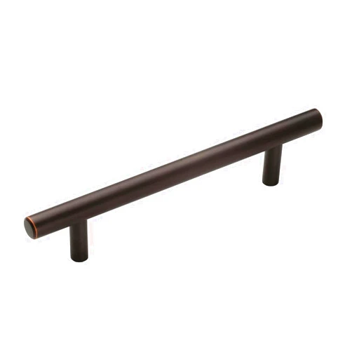 Amerock | Cabinet Pull | Oil Rubbed Bronze | 5-1/16 inch (128 mm) Center to Center | Bar Pulls | 1 Pack | Drawer Pull | Drawer Handle | Cabinet Hardware