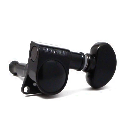 Grover 305BC Mid-Size Rotomatic Tuners - 3+3 - Black Chrome