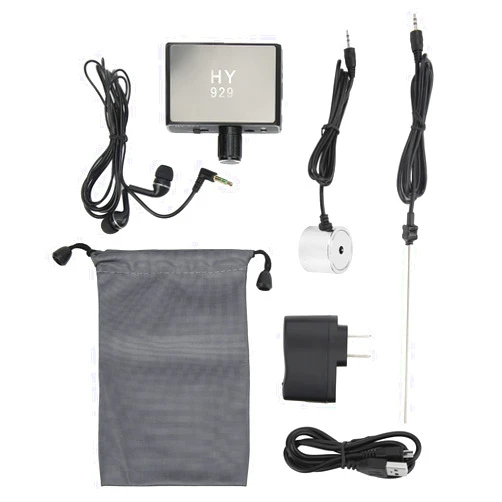 Yosoo Health Gear Water Leak Detector Underground Water Pipe Leakage Detector Detection Kit, Audio Magnification Water Pipe Leakage Monitor High Strength Sound Intensifier for Site Construction