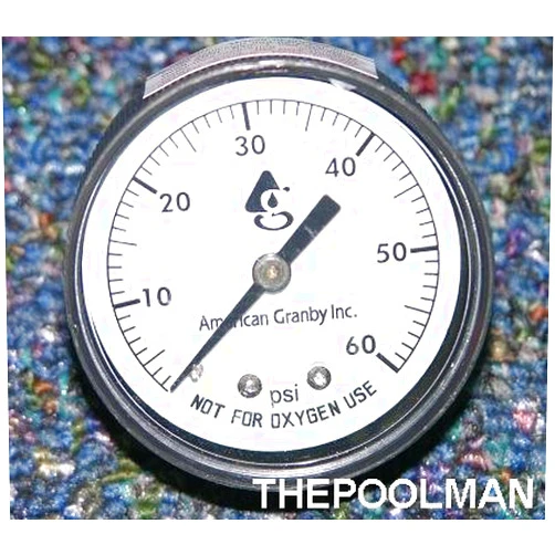 American Granby EIPPG602-4B Pressure Gauge Back Mount
