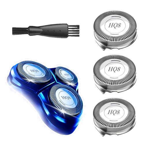 FORESRUM HQ8 Replacement Heads for Philips Norelco Aquatec - 3 Pcs HQ8 Blades for Norelco Aquatec Shavers PT720 PT730 AT810 AT815 AT830 AT880,Compatible with Philips Norelco Aquatec Blades