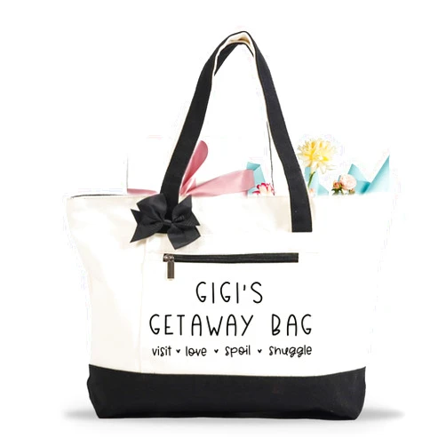 GRESEESM Gift for Grandma, Christmas Mothers Day Gifts for Grandma Nana Gigi, Large Tote Bag for Grandmother Great Grandma