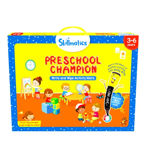 Skillmatics Preschool Champion, Fun Learning Activities, Educational Toy and Game, Gifts for Ages 3, 4, 5, 6