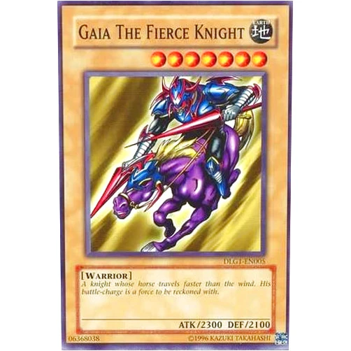 Yu-Gi-Oh! - Gaia The Fierce Knight (DLG1-EN005) - Dark Legends - Unlimited Edition - Common