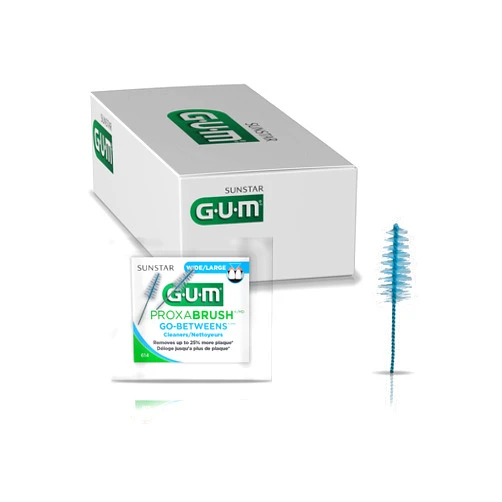 GUM Proxabrush Go-Betweens Wide Interdental Brush Refills, 2ct., (Pack of 18)