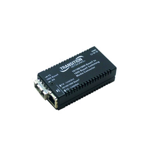 Transition Networks - M/GE-PSW-LX-01-NA - Transition Networks 10/100/1000BaseTX to 1000BaseLX Media Convertor - 1 x RJ-45 , 1 x SC - 10/100/1000Base-T, 1000Base-LX
