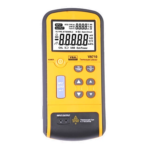 HOJILA VA710 Thermocouple Calibrator, Thermocouple Simulator/Meter