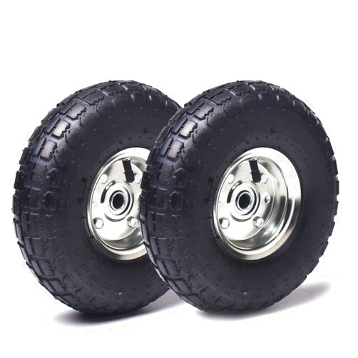 AR-PRO (2 Pack) 4.10/3.50-4 Tire and Wheel, Replacement Pneumatic Tires 10-Inch Wheel with 5/8