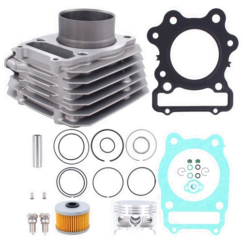 ApplianPar Cylinder Top End Rebuild kit for Honda ATV TRX300 FourTrax 300 FW 4x4 2x4 1988-2000 Head Piston Ring Gasket Tensioner