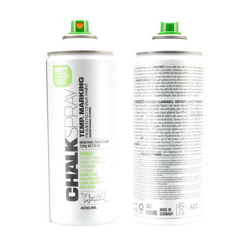 Montana Gold Montana Cans Montana Chalk Color Spray Paint, 400 Ml, White, 13.5 Fl Oz (Pack of 1)