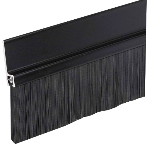 Randall Manufacturing Co., Inc Adhesive Backed Brush Sweep Door Sweep (Black, 3 FT - 1 1/2