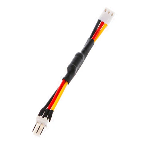 Gllehkt 27Ω PC for Case Fan Speed Reduction Connector Resistor Cable Quiet Mo
