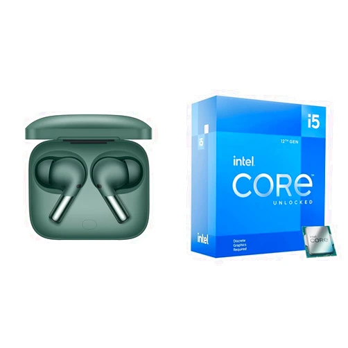 OnePlus Buds Pro 2 - Arbor Green - Audiophile-Grade Sound Quality Co-Created with Dynaudio & Intel Core i5-12600KF Desktop Processor 10 (6P+4E) Cores up to 4.9 GHz Unlocked LGA1700
