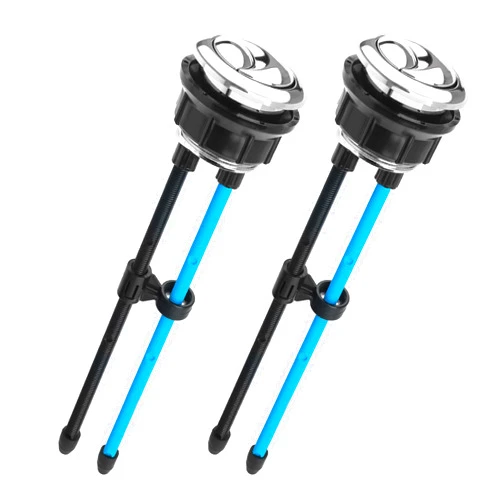 BlueStars Dual Push Flushing Toilet Water Tank Button Replacement with 38mm Thread Diameter - American Standard - Pack of 2