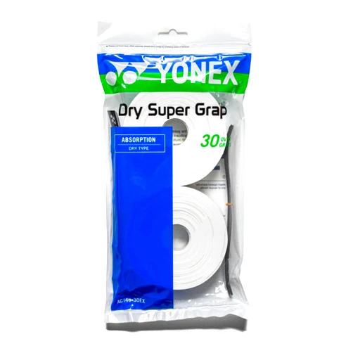 YONEX Dry Super GRAP 30 Pack, White
