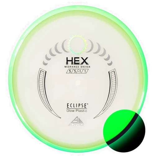 Axiom Discs Eclipse Glow 2.0 Hex Disc Golf Midrange (Colors May Vary)