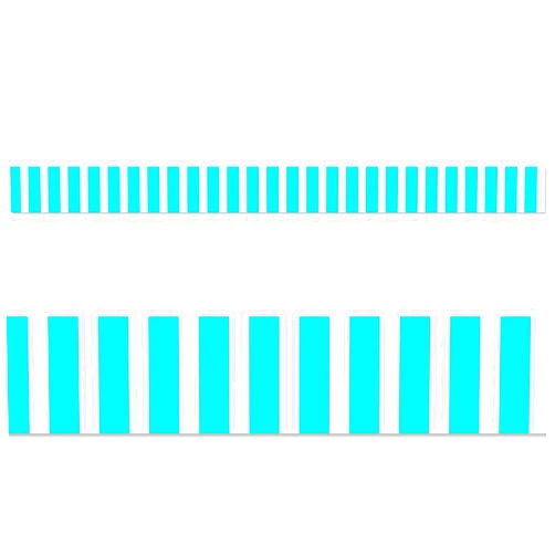 Creative Teaching Press CTP Turquoise Bold Stripes EZ Border Bulletin Board Border for Classroom (Creative Teaching Press 10495)
