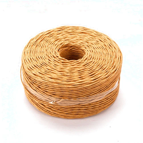 Kaydalucky 50M-260M Raffia Paper Cord, 1.5mm/2.0mm/2.5mm/3.0mm/4.0mm Colored Raffia Craft Twine Rope String, Twisted Craft Raffia Paper Ribbon Wrapping, Baking, Packing, Scrapbook, DIY Crafts