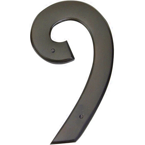 Atlas Homewares RCN9-O 5.5-Inch Mission House Number-9, Aged Bronze