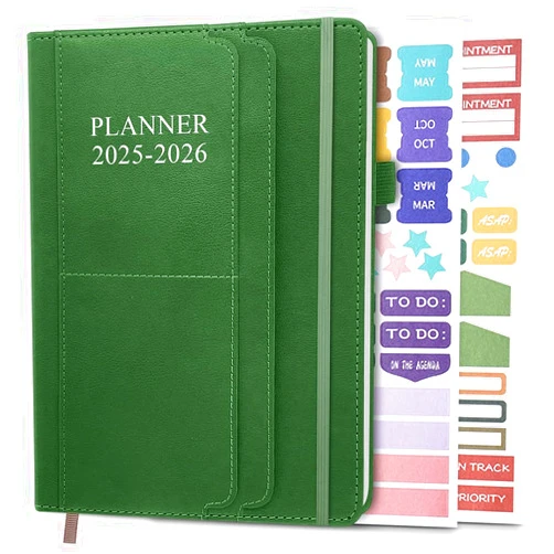Getvow Planner 2025-2026 - 18 Months (Jan 25 - Jun 26) Academic Planner 5.8